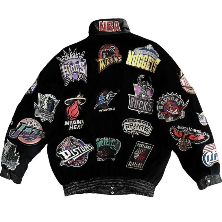 90s Jeff Hamilton NBA Patch Jacket