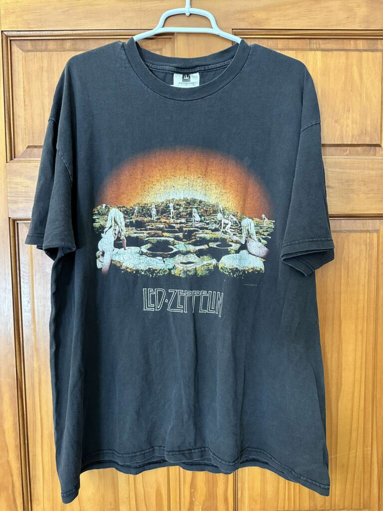 1998 Winterland Led Zeppelin "Houses of the Holy" double-sided graphic shirt