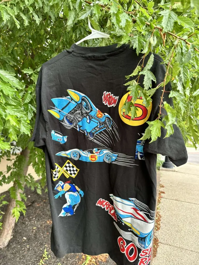 1992 Speed Racer "Racer X" all over print shirt