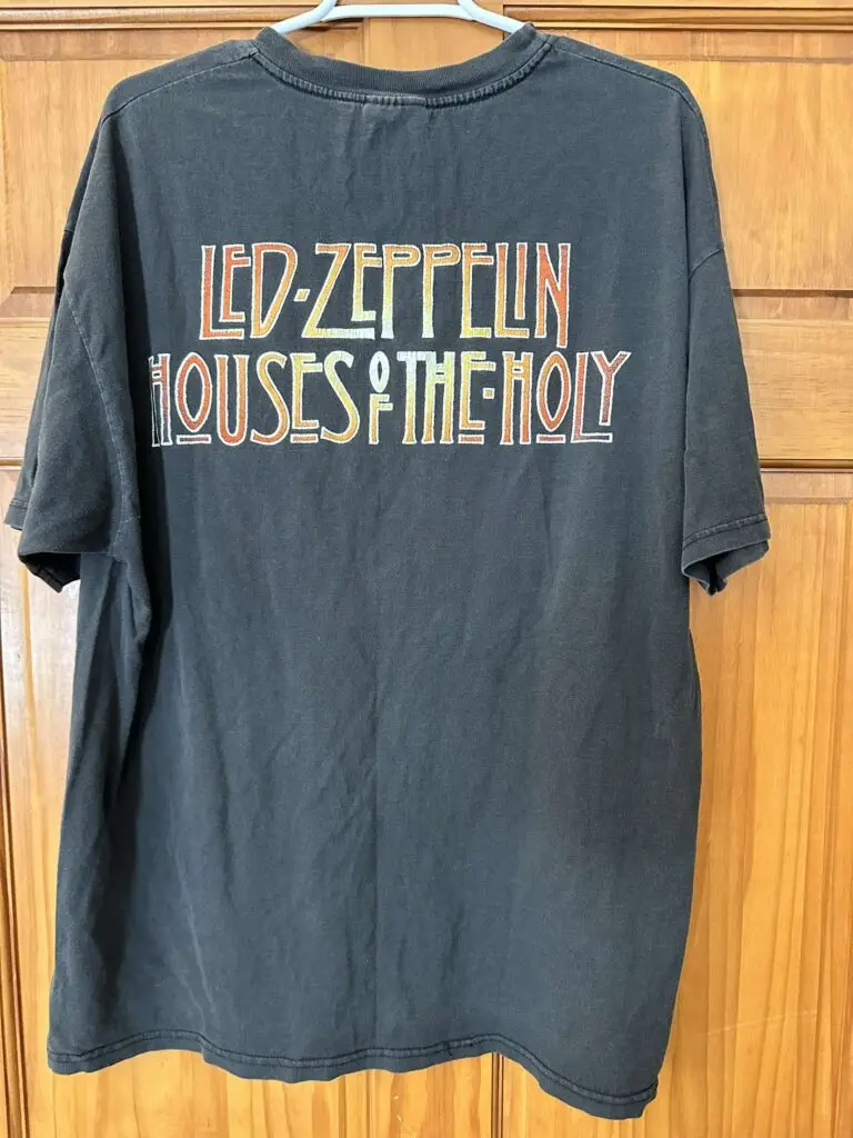 1998 Winterland Led Zeppelin "Houses of the Holy" double-sided graphic shirt