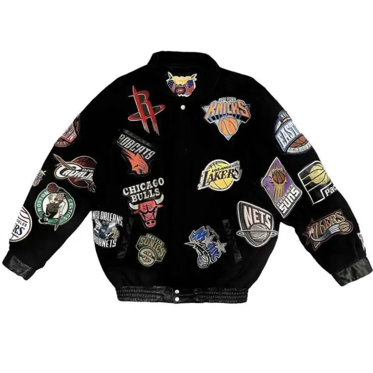 90s Jeff Hamilton NBA Patch Jacket