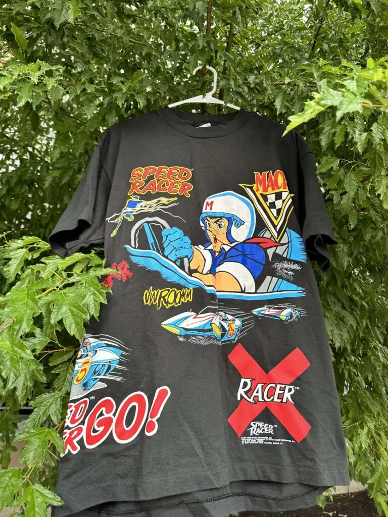 1992 Speed Racer "Racer X" all over print shirt