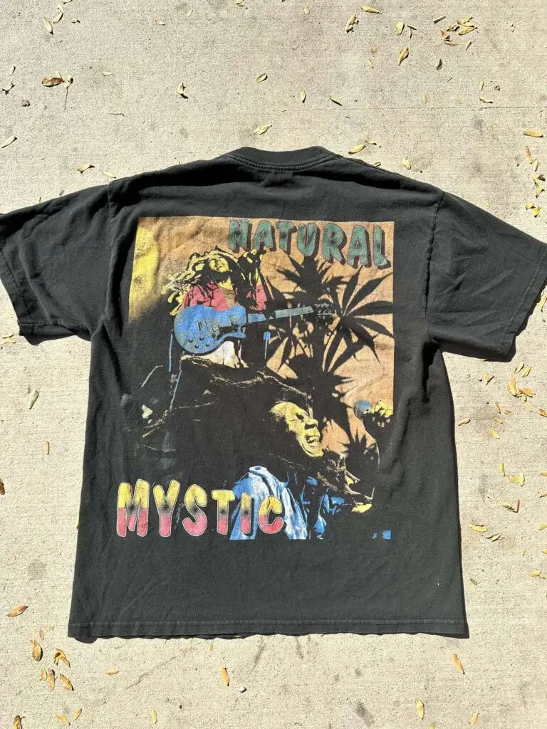 90s Bob Marley "Mystic Natural" Weed Rap tee